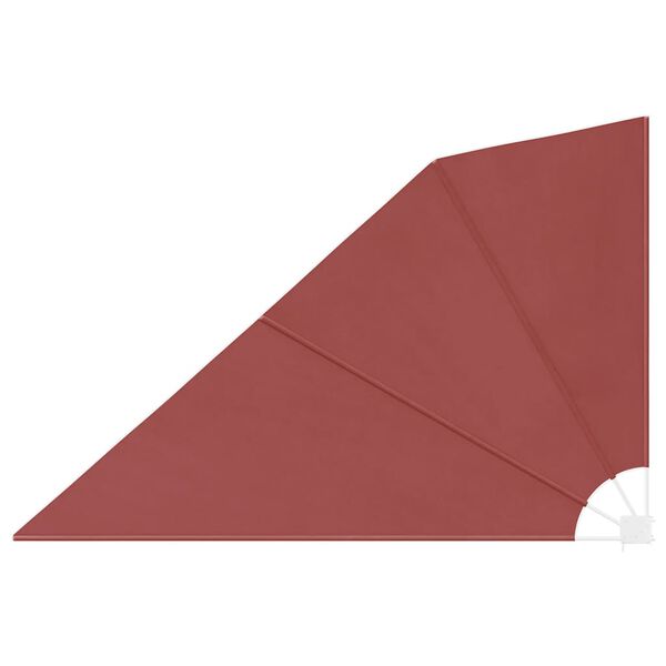 vidaXL Kokoontaittuva parvekkeen sivumarkiisi terrakotta 160x240 cm
