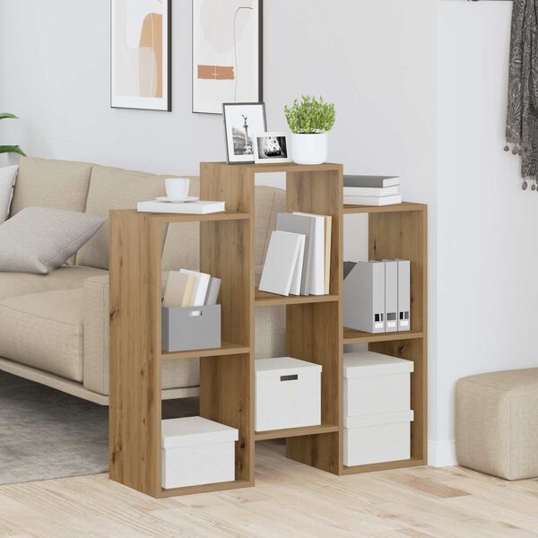 vidaXL Sivup&ouml;yt&auml; Artisan tammi 90 x 30 x 90 cm