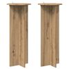 vidaXL Kasviteline 2 kpl Artisaanitammi &Oslash;40 x 100 cm Tekninen puu