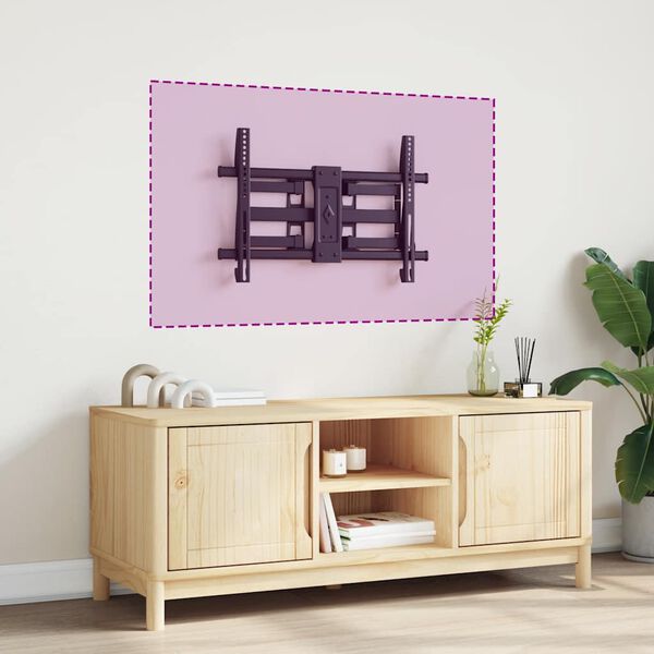 vidaXL TV-seinäkiinnike 37"-80" ruuduille Max VESA 600x400 mm 40 kg