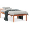 vidaXL Senioris&auml;nky vahanruskea 75x190 cm t&auml;ysi m&auml;nty