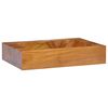 vidaXL Pesuallas t&auml;ysi tiikki 50x35x10 cm