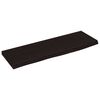 vidaXL Sein&auml;hylly tummanruskea 60x20x2 cm k&auml;sitelty t&auml;ystammi