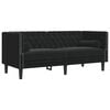 vidaXL Sohva Musta 174 x 74,5 x 70,5 cm Sametti