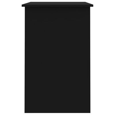 vidaXL Työpöytä musta 100x50x76 cm lastulevy
