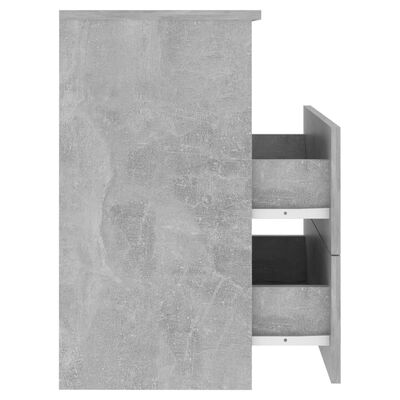 vidaXL Yöpöytä betoninharmaa 50x32x60 cm