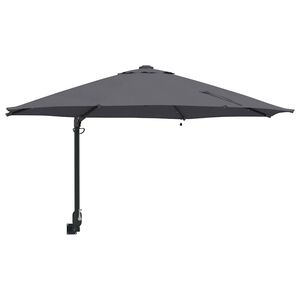 vidaXL Puutarhavarjo LED -nauhavalot Antrasiitti 248 x 248 x 148 cm