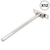 vidaXL kelluvat hyllykannattimet 12 kpl n&auml;kym&auml;t&ouml;nt&auml; &Oslash;12x200 mm