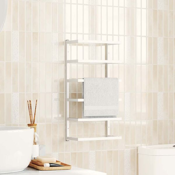 vidaXL Pyyheteline valkoinen 24x12x48 cm ter&auml;s