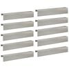 vidaXL Puutarhan reunusprofiili 10 kpl 100 x 20 x 15 cm