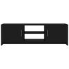 vidaXL TV-taso musta 120x30x37,5 cm lastulevy