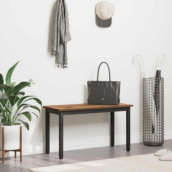 vidaXL Penkki Vanha puu 80 x 35 x 45 cm Tekninen puu