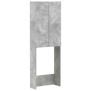 vidaXL Vessakaappi DELFT Betoninharmaa 66 x 25,5 x 190 cm Tekninen puu