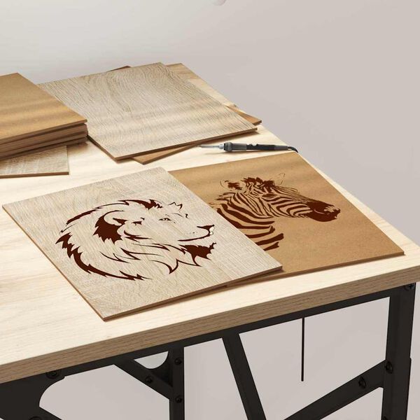 vidaXL Dekoripaneelit 50 pcs Sonoman tammi 21 x 30 x 0,27 cm