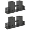 Polttopuiden Pinoamisapuv&auml;line 2 pcs Antrasiitti 34 x 10 x 15 cm