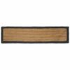 vidaXL Alue Matto Tummanharmaa 60 x 200 cm Juutti