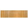 vidaXL Matto suorakaide luonnollinen 80x300 cm bambu