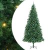 vidaXL Tekojoulukuusi jalustalla Vihre&auml; 300 cm PVC ja Metalli ja Muovi
