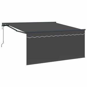 vidaXL Vedett&auml;v&auml; markiisi Antrasiitti 350 x 250 cm