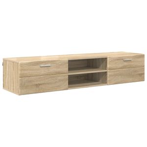 vidaXL puinen kaappi 150 x 39 x 30 cm Sonoman tammi Tekninen puu