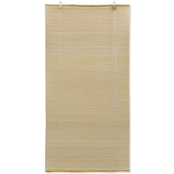 vidaXL Luonnolliset bambu rullaverhot 120 x 160 cm