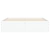 vidaXL S&auml;ngynrunko laatikoilla valkoinen 120x200 cm tekninen puu