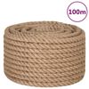 vidaXL K&ouml;ysi 100% juutti 20 mm 100 m