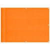 vidaXL Parvekkeen sermi oranssi 75x700 cm 100 % polyesteri Oxford