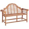 vidaXL Puutarhapenkki 127x58,5x92,5 cm t&auml;ysi tiikki