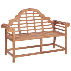vidaXL Puutarhapenkki 127x58,5x92,5 cm t&auml;ysi tiikki