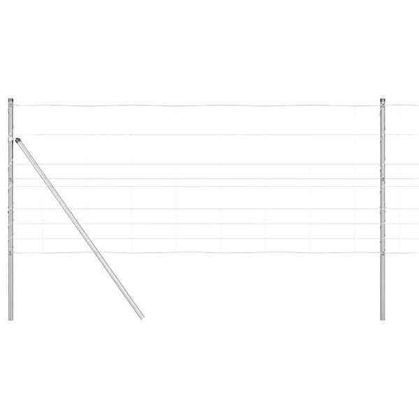 vidaXL Aitalatu Galvanoitu 50 x 1 m Ter&auml;s