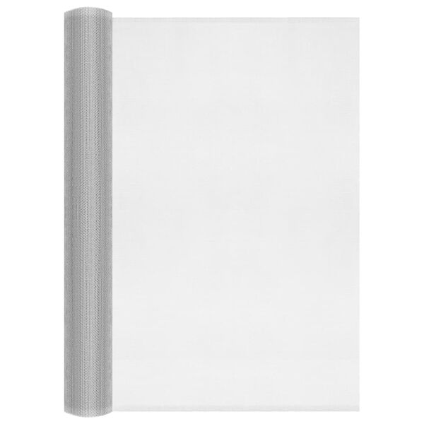 vidaXL Verkkosuoja alumiini 60x1000 cm hopea