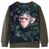 Lasten collegepaita khaki 128