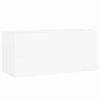 vidaXL Kaksiosainen kylpyhuoneen kalustesarja valkoinen lastulevy