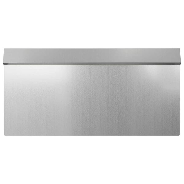 vidaXL Etanaaita 4 pcs Hopea 50 x 3,5 x 25 cm Galvanoitu ter&auml;s