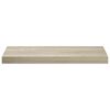 vidaXL Kelluva sein&auml;hylly tammi 60x23,5x3,8 cm MDF
