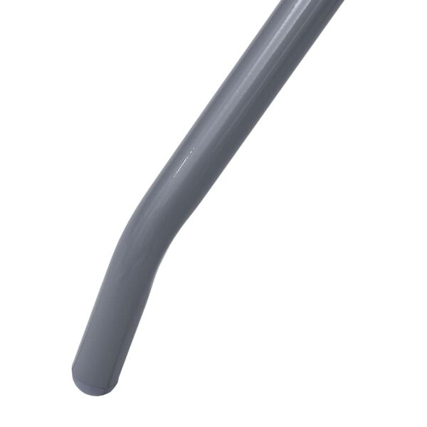 vidaXL Puutarhap&ouml;yt&auml; vaaleanharmaa 60 cm ter&auml;s ja lasi