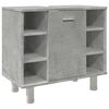 vidaXL Kylpyhuonekaappi betoninharmaa 60x32x53,5 cm lastulevy
