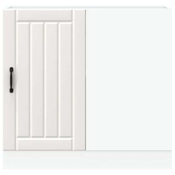 vidaXL Keitti&ouml;n alakaappi Lucca valkoinen suunniteltu puu