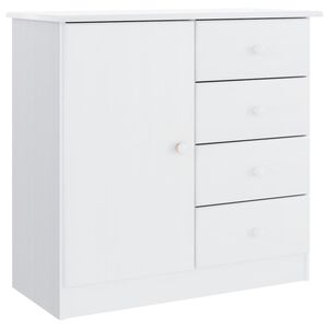 vidaXL Senkki ALTA valkoinen 77x35x73 cm t&auml;ysi m&auml;nty