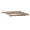 vidaXL S&auml;hk&ouml;k&auml;ytt&ouml;inen Vedett&auml;v&auml; Varjo Taupe 3,5 x 2 m