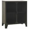 vidaXL S&auml;ilytyskaappi harmaa 72x36x82 cm metalli ja MDF