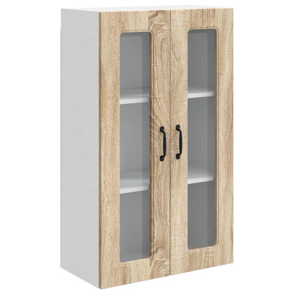 vidaXL Keitti&ouml;kaappi Kalmar Sonoman tammi 60 x 31 x 100 cm