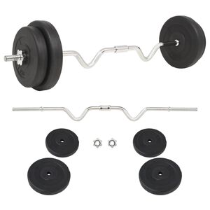 vidaXL Levypainosarja 30 kg