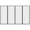 vidaXL Hy&ouml;nteisverhot oveen 2 kpl magneettikiinnitys musta 230x160 cm