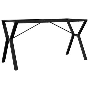 vidaXL Ruokap&ouml;yd&auml;n jalat Y-muoto 140x60x73 cm ter&auml;st&auml;