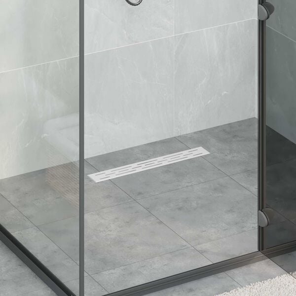 vidaXL Suihkukaivo lasikannella ja 360&deg; syphonilla Hopea 50 cm