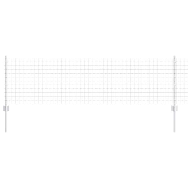 vidaXL Aita ja Tuki Hopea 0,6 x 10 m Ter&auml;s