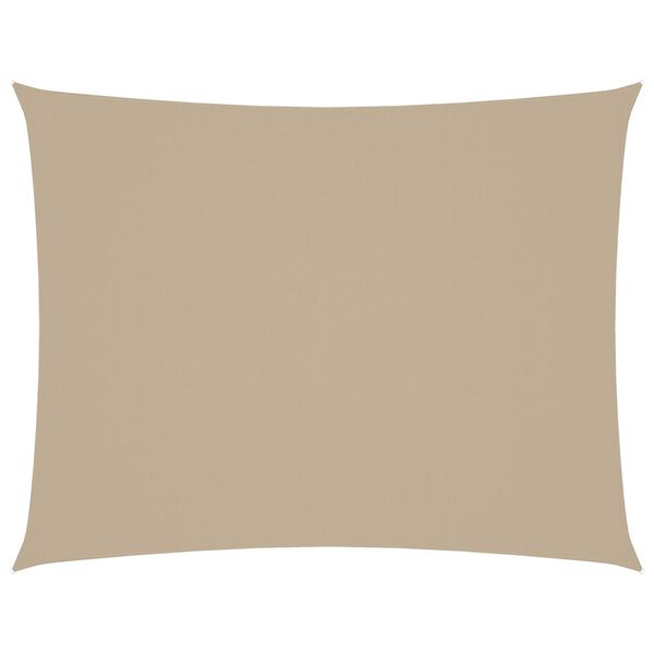 vidaXL Aurinkopurje Oxford-kangas suorakaide 5x6 m beige
