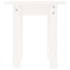 vidaXL Sohvapöytä valkoinen Ø 35x35 cm täysi mänty